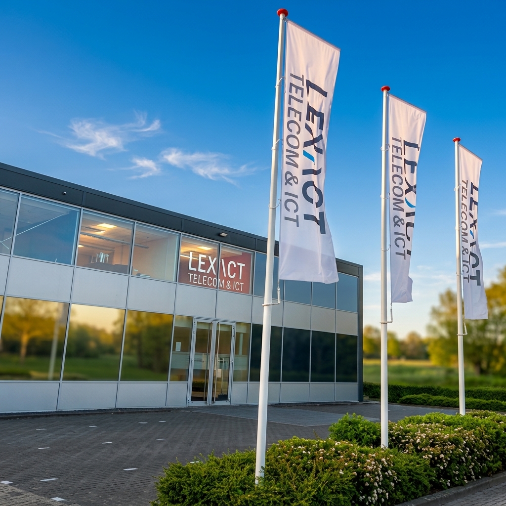 Voorkant van het Lexact-pand in Tynaarlo